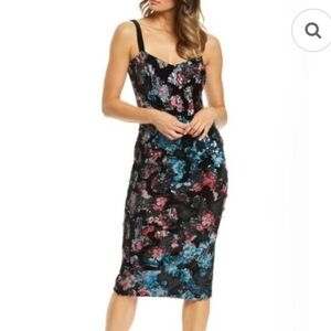 Dress the Population Midi Dress